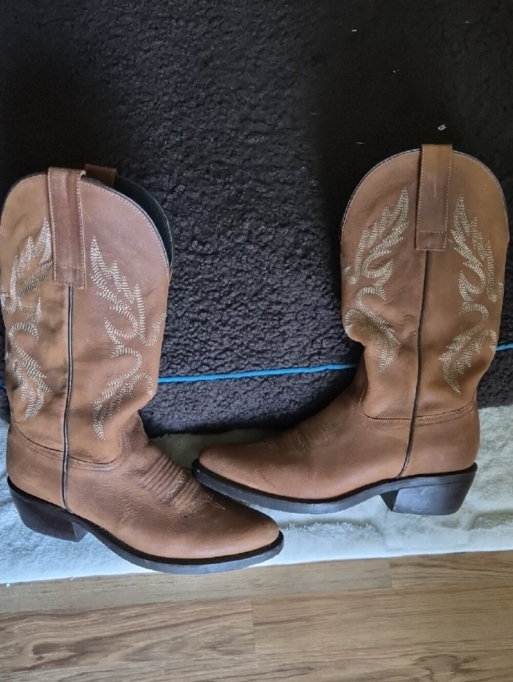 Masterson Boot Co. Leather Western Boots - Brown - Picture 5 of 8